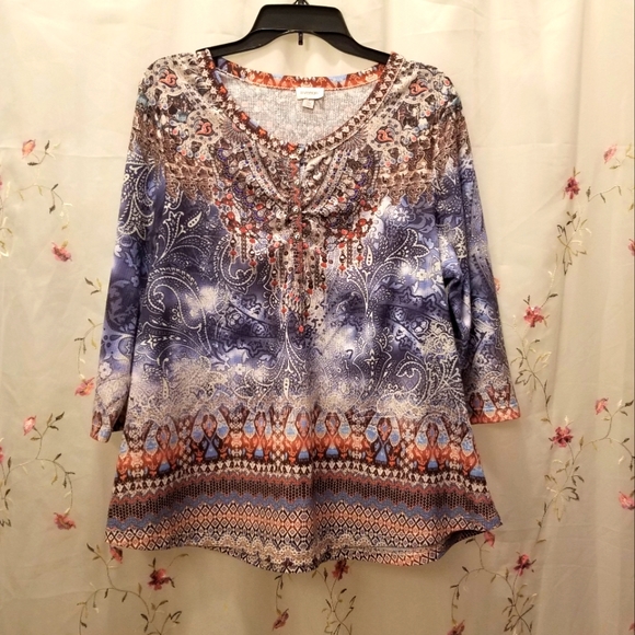 Avenue Tops - Avenue Womens Pheasant Top